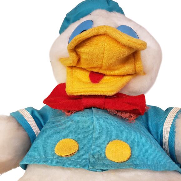 Vintage Disney Donald Duck Plush with Tags 12" Disneyland - Picture 8 of 14